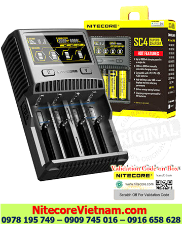 Máy sạc Nitecore SC4 | CÒN HÀNG 